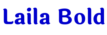 Laila Bold шрифт